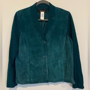 Vintage Jones New York suede sweater jacket